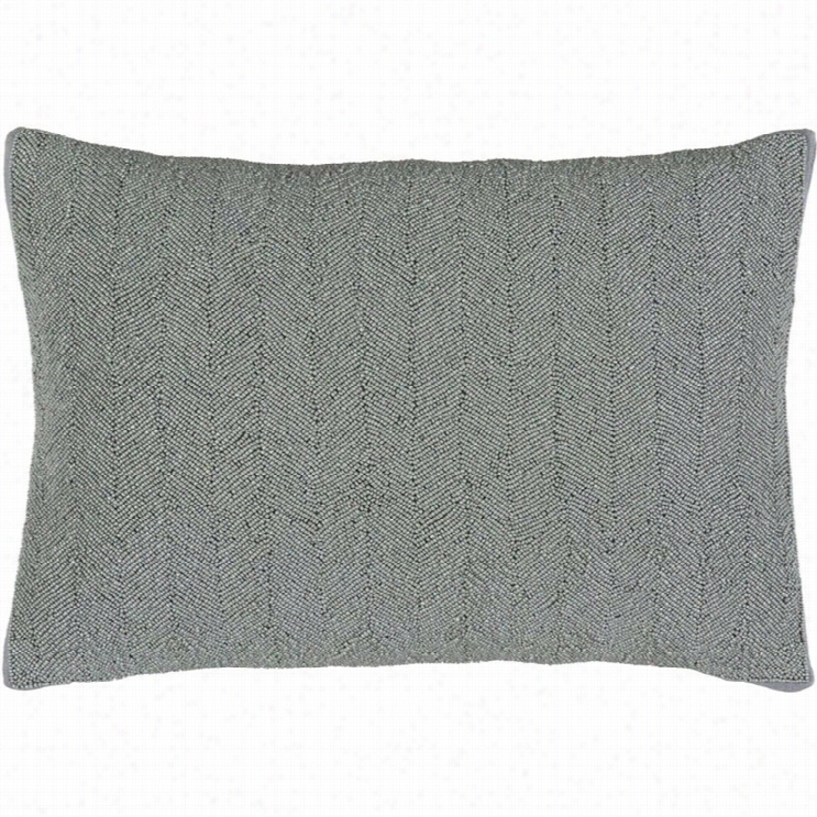 Surya Gianna Poly Fiill 13 X 20 Pillow In Gray