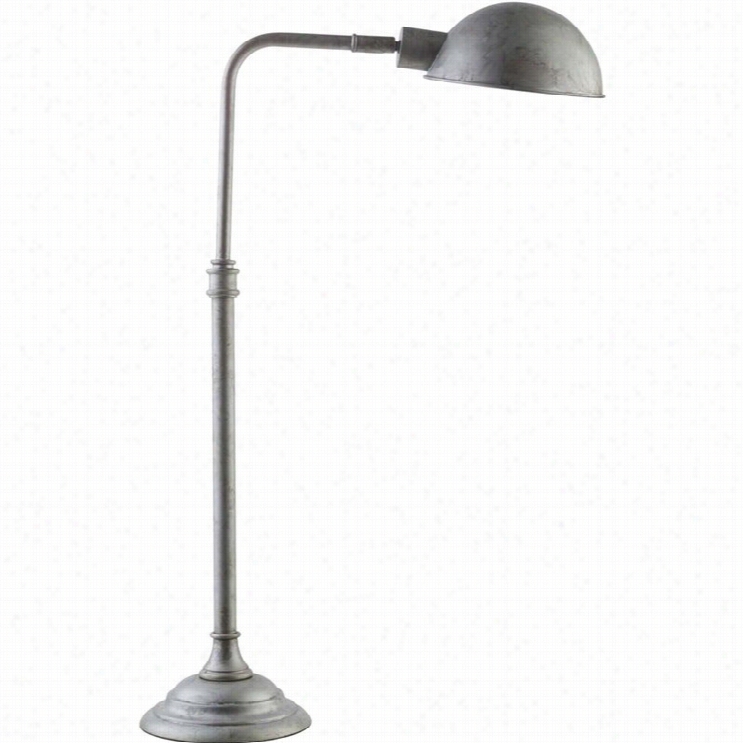 Surya Howell Iron Table Lamp In Silver