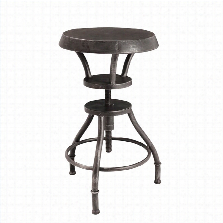 Trent Home 26 Bertha Rustic Top Bar Stool In Rustic