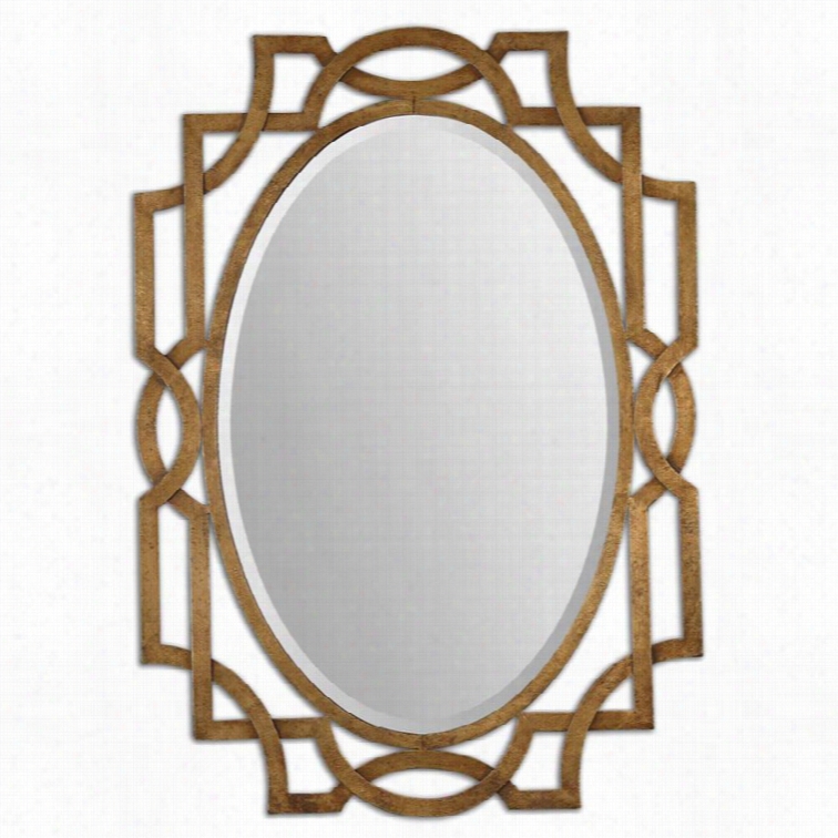 Uttermost Magruttta Goldd Oval  Mirroor