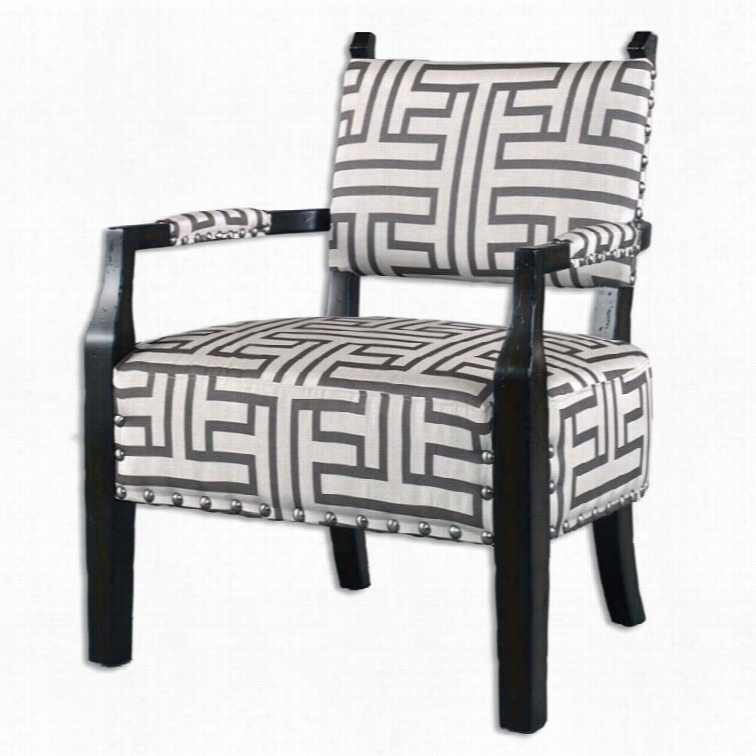 Uttermost Terica Geometric Accent Chair
