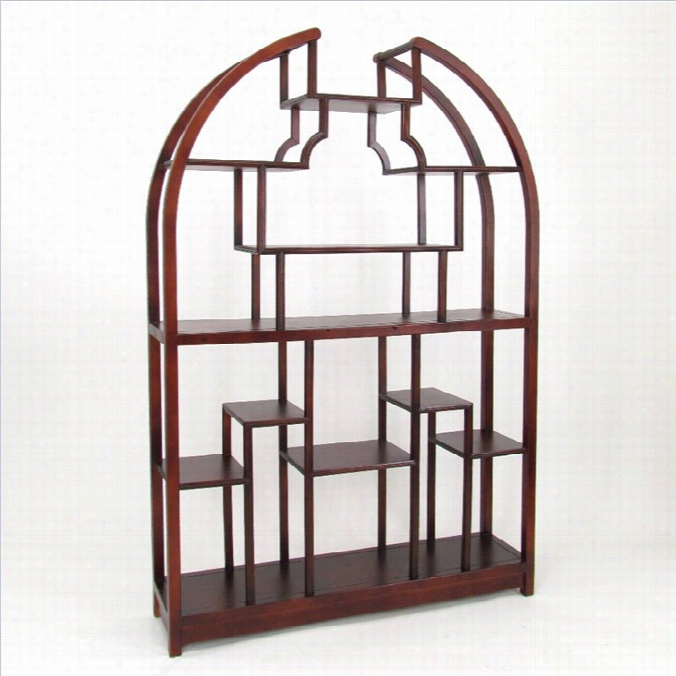 Wayborn Etagere 48 Display Unit In Dark Brown