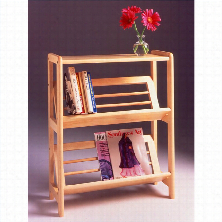 Winsome 2-tier Bookshelf In Natural