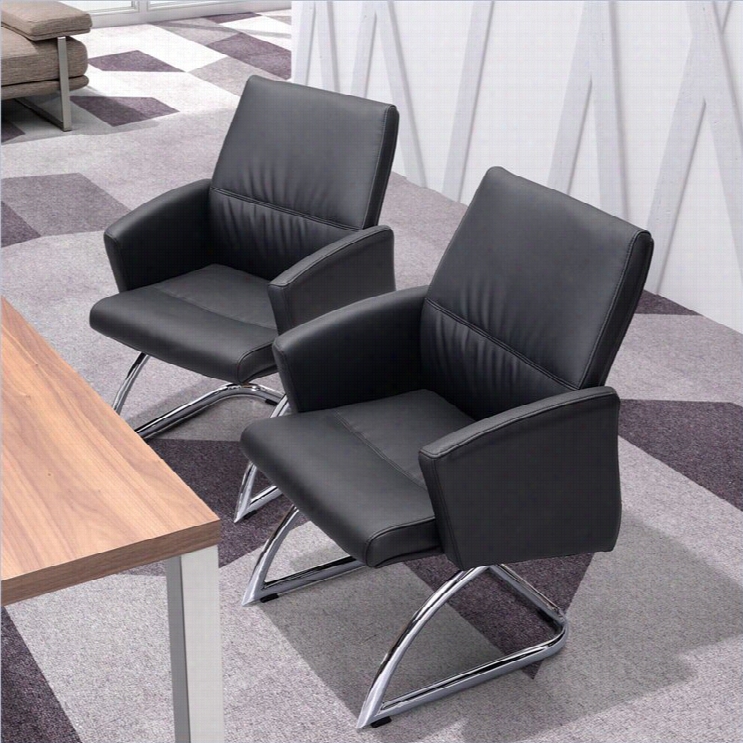 Zuo Chieftain Conference Guest Chair In Black