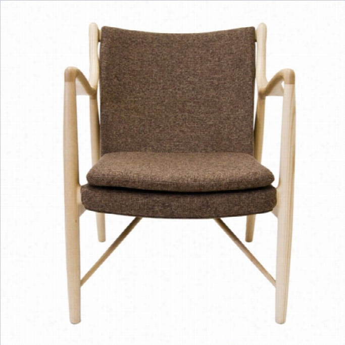 Aeon Furniutre Syracuse Lounge Chair In Brown