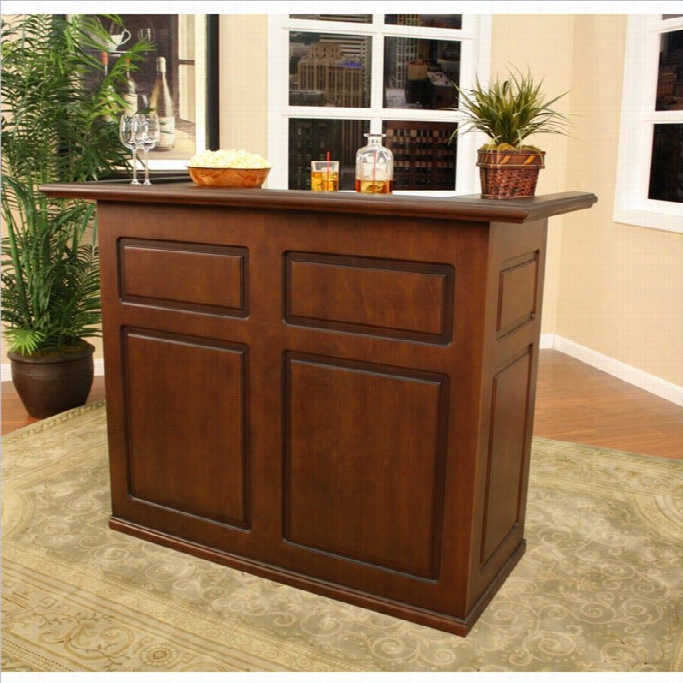 American Heritage Billiards Treton Home Bar In Suede