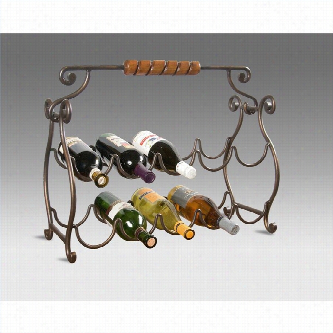 Butler Specialty Metalworks Wine Rack In Metal And Resin Finish