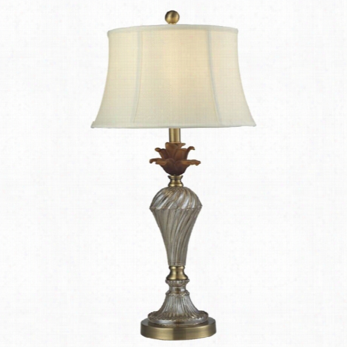 Dale Tiffnay Crystal Gold Table Lamp