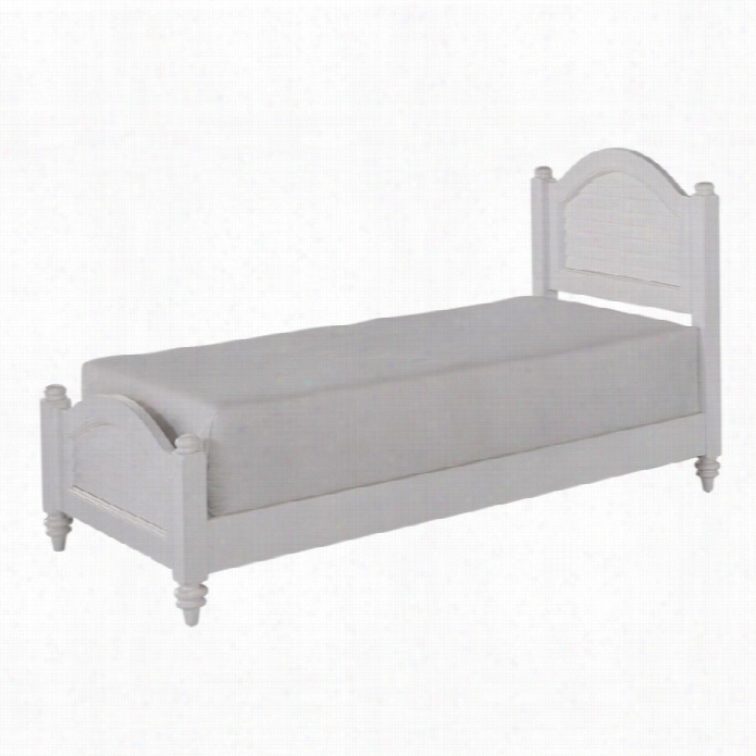 Internal Styles Bermuda Wood Twin Bed In White