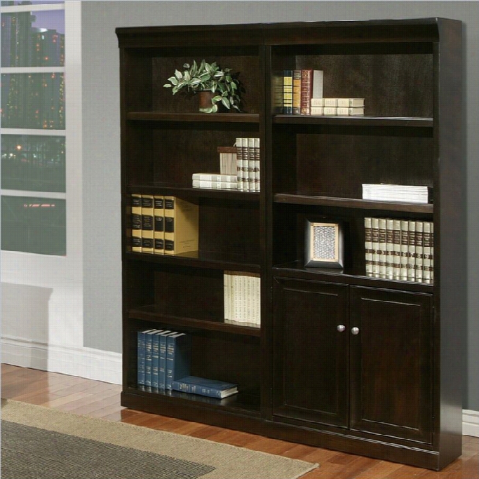 Kathy Ireland  Home Along Msrtin Fulton 2 Piece Wall Bookcase Set