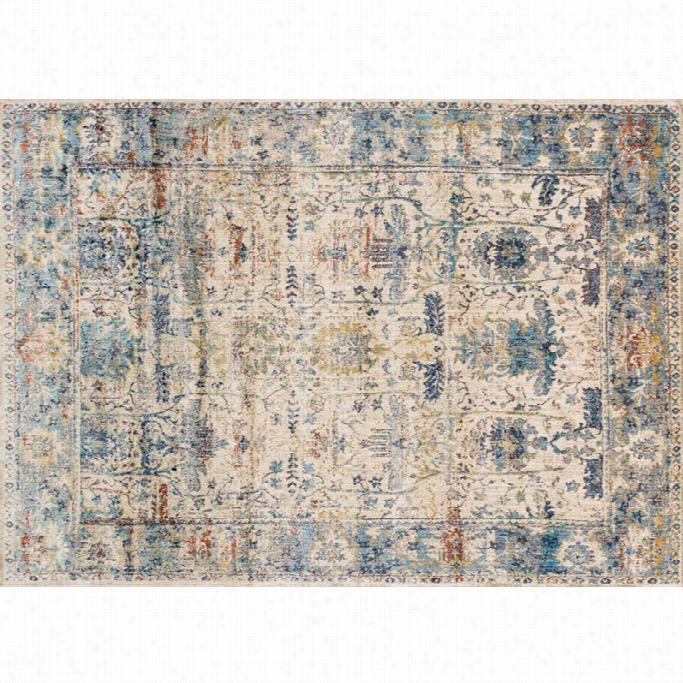 Loloi Anastasia 9'6 X 13' Rug In Sand And Blue