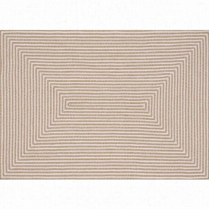 Loloi In Or Out 5' X 7'6 Hand Braided Urg In Beige