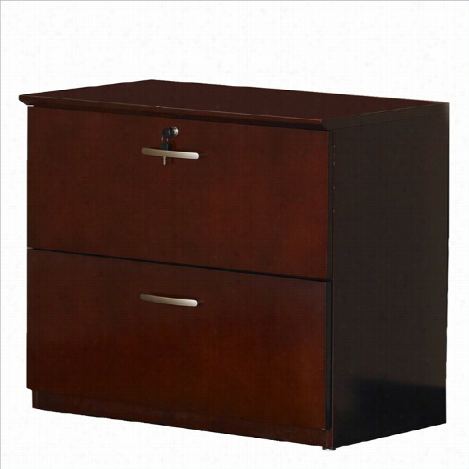 Mayline Anpoli  Rawer Lateral Wood File Cabinet In Sierra Cheerry