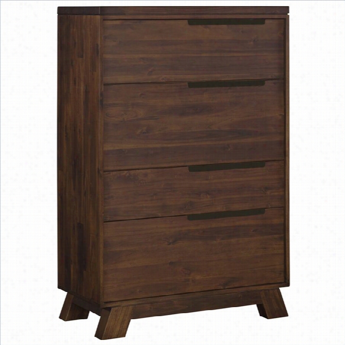 Modus Appendages Portland Secretary Chest In Walnut