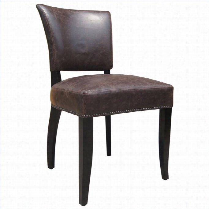 Moe's Cannes Dining Chair In Brown