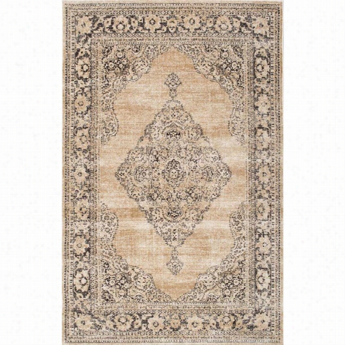 Nuloom 7'8 X 9'6 Medallion Mabble Rug In Ivory