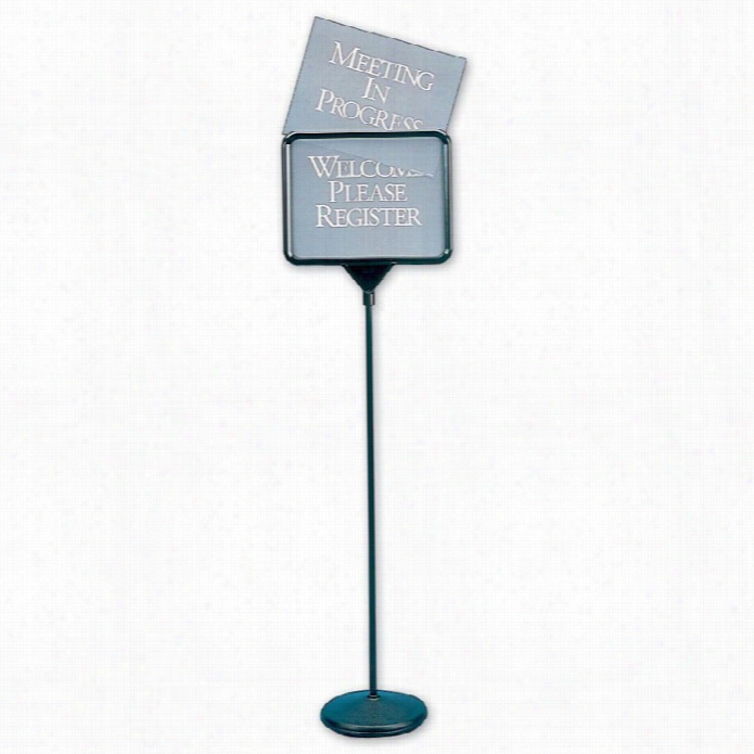 Quartet Free Standing Pedestal Sign