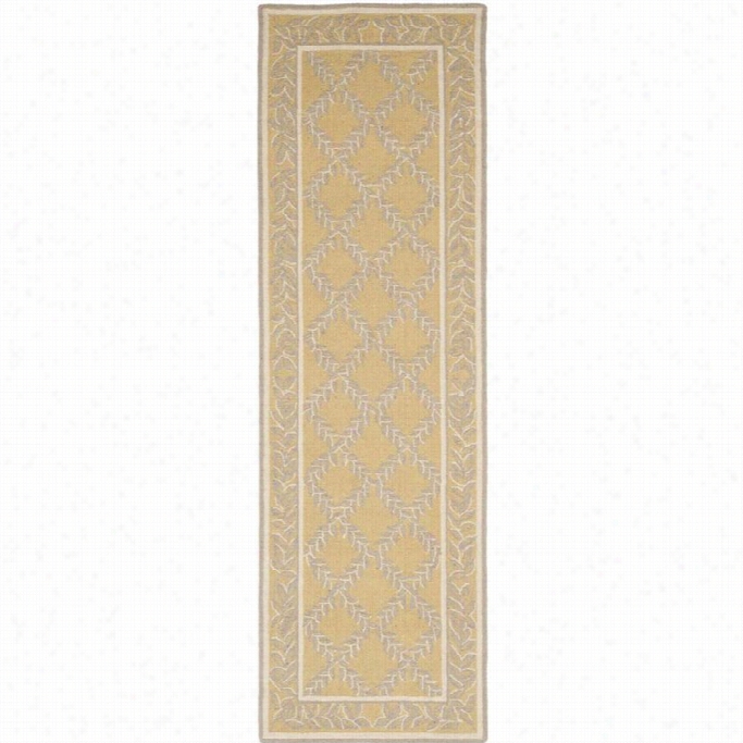 Safavieh Chelea Yellow Transitional Rug - Runner 2'6 X 10'