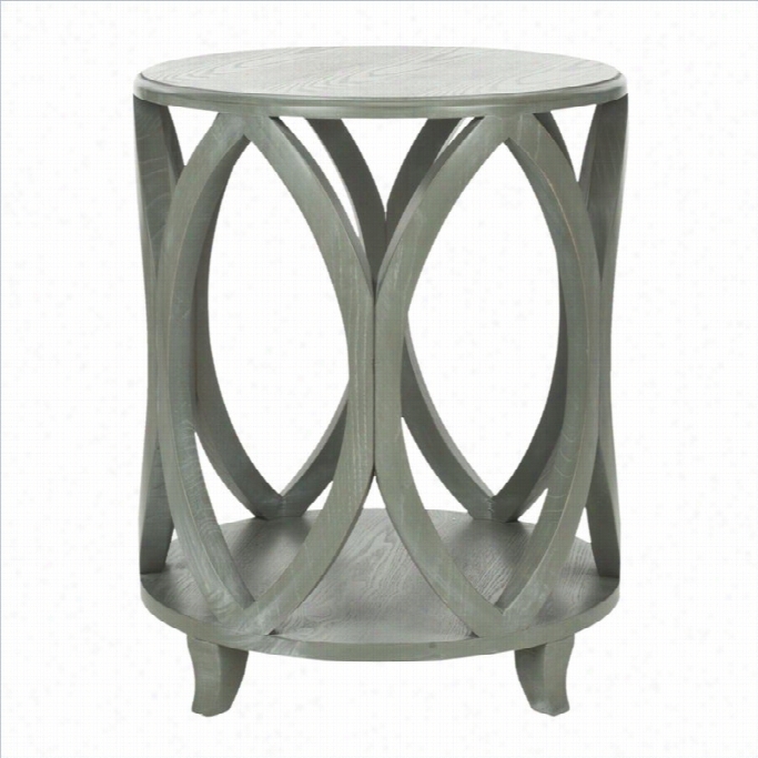 Safavieh Janika Elm Wood Accnt Table In Ash Grey