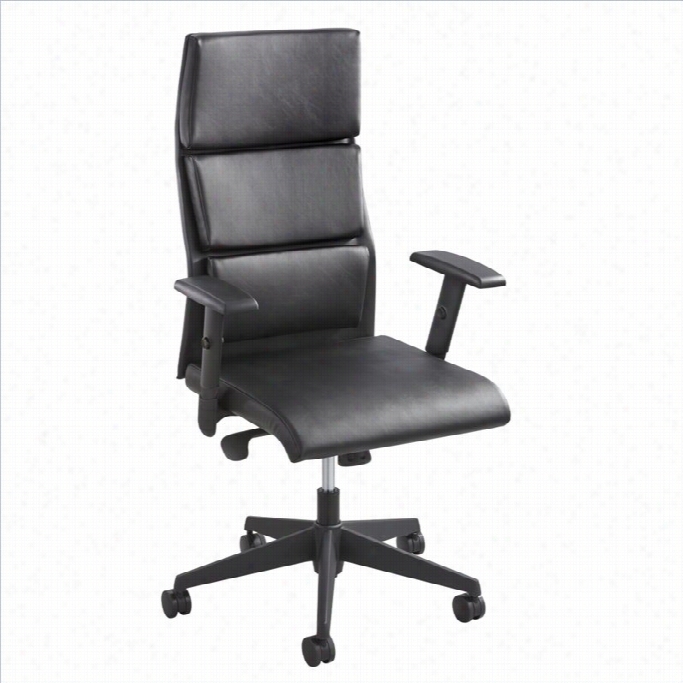 Safco Tuvi High Back Executive  Office Chair In Black