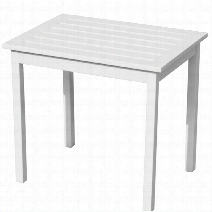 Southern Enterpris Es End Table In Painted White