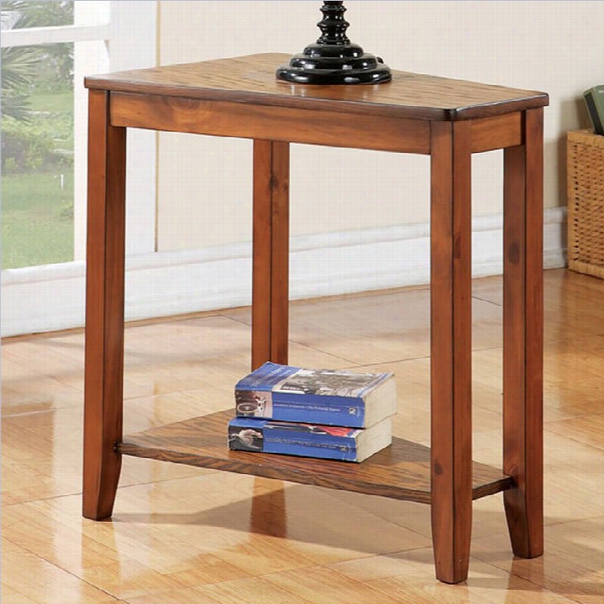 Steve Siler Company Joel Chairside End Table In Oak Finish