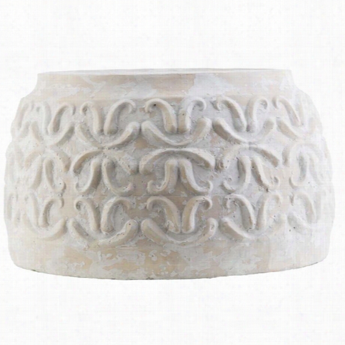 Surya Avonlea 8.7 X 15.8 Ceramic Pot N White