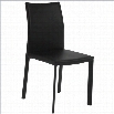 Eurostyle Molly Dining Chair in Black Leather