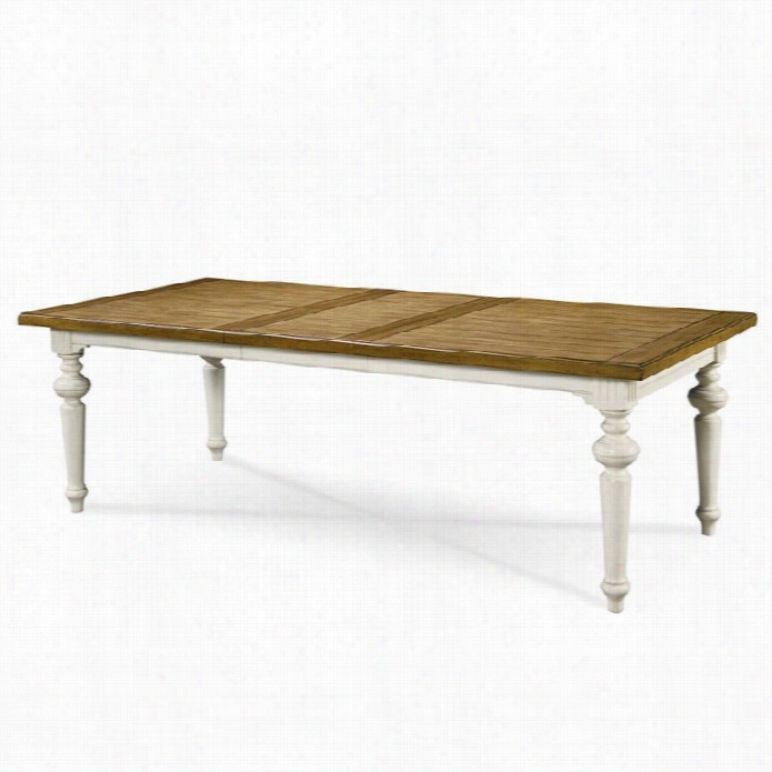 Universal Furniture Summer Eminence  Dining Table In Cotton