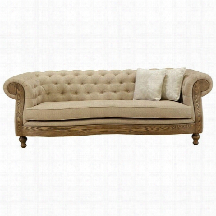 Armen Living Barstow Sofa In  Sand