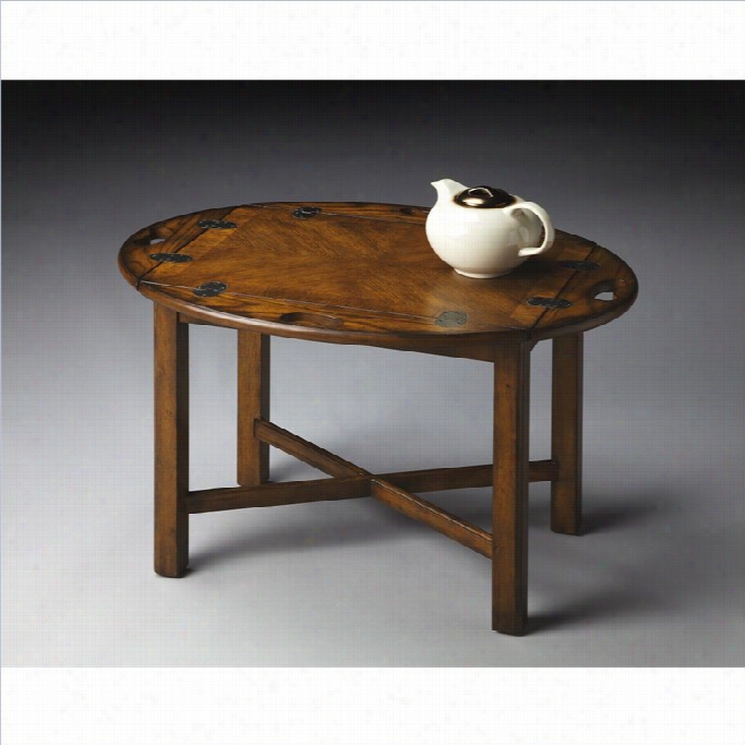 Bu Tler Pecialty Masterpiece Coffee Table In Vintage Oak