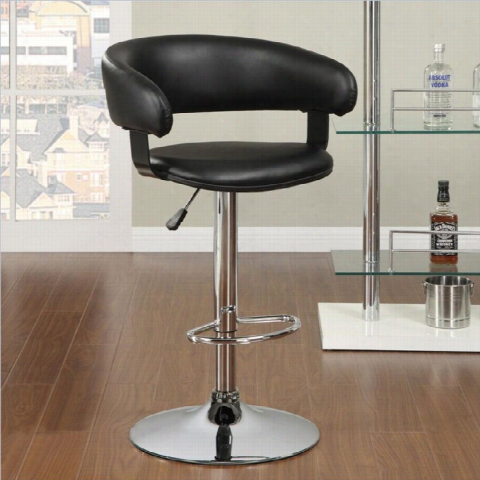 Coaster Adjustable Rounded Move  Bar Stool In Dismal