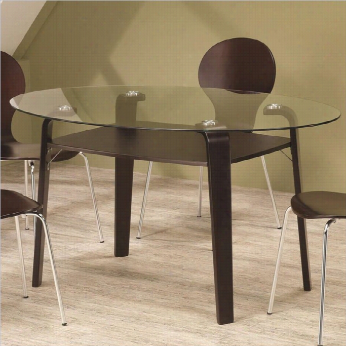 Coaster Orval Dining Table In Cappuccino