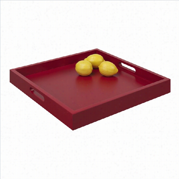 Convenniennce Concepts Palm Beach Tray  -red