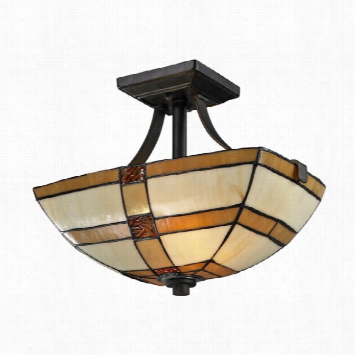 Dale Tiffany Brisdol Semi Flush Mount