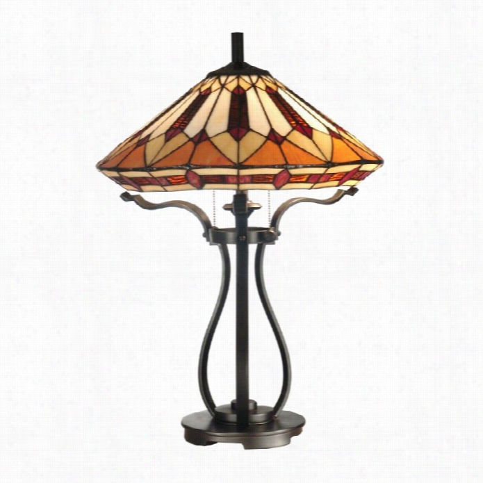 Dale Tiffany Harp Tiffany Table Lamp