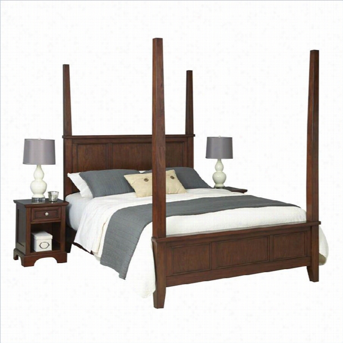 Home Styles Chesapeake Poster Bed And Two Night Stands-queen