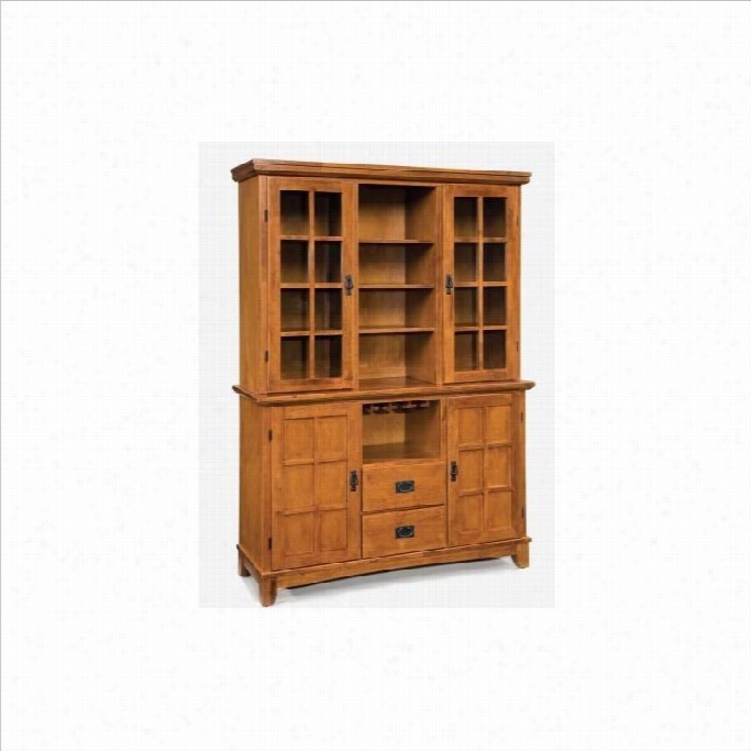 Home Stylesf Urniture Arts & Crafts Dining Buffet And Huthc In Cottage Oak