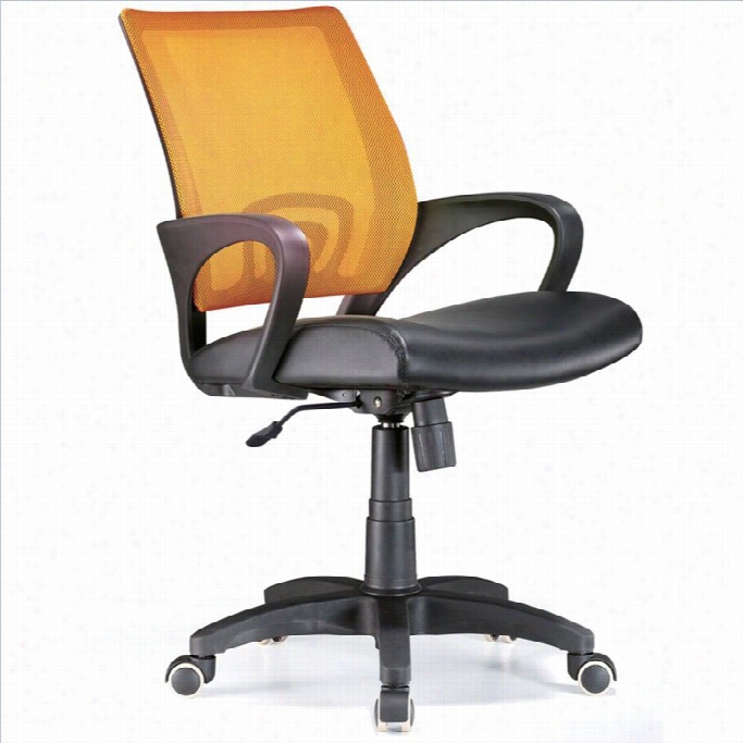 Lumisource Fficer Office Chair In Tangerine