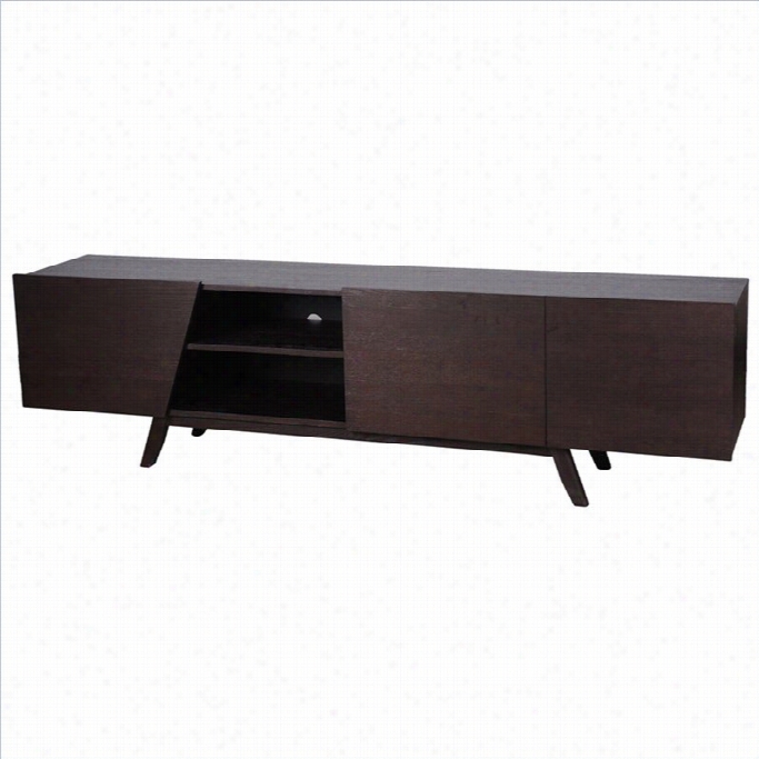 Moe's Berguet Tv Table In Dark Brown