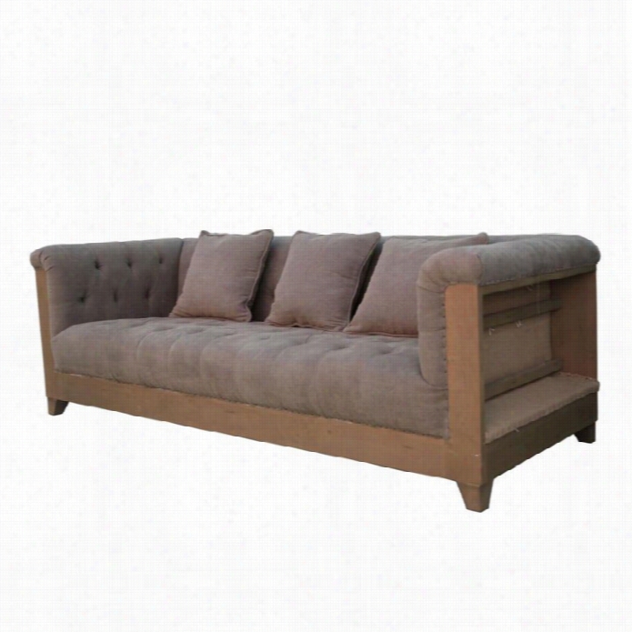 M Oe's Home Collection Marseille Sofa In Gray