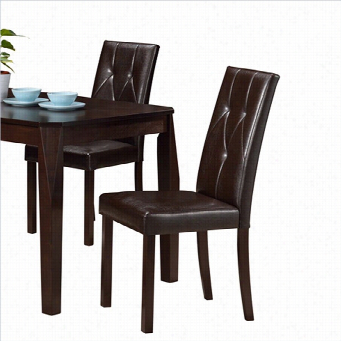Monarch Dining Chair In Concealment Brown (set Of 2)