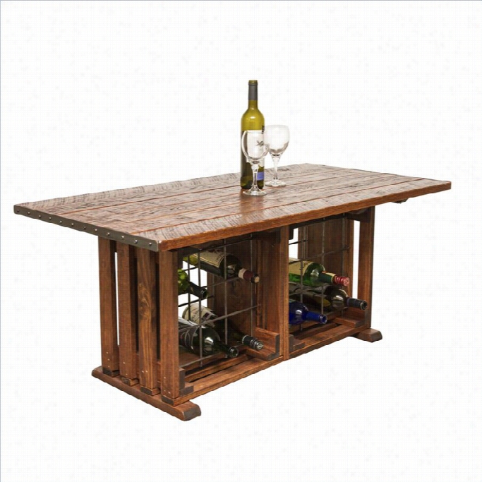 Napa East Collection Coffeet Able With Wine Rack