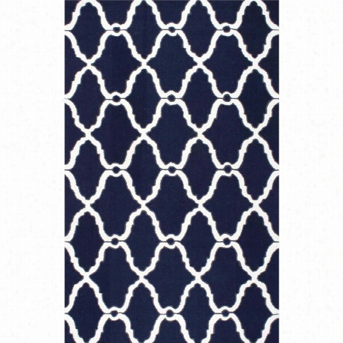 Nuloom 6' X 9' Hand Ho0ked Juliet Rug In Navy