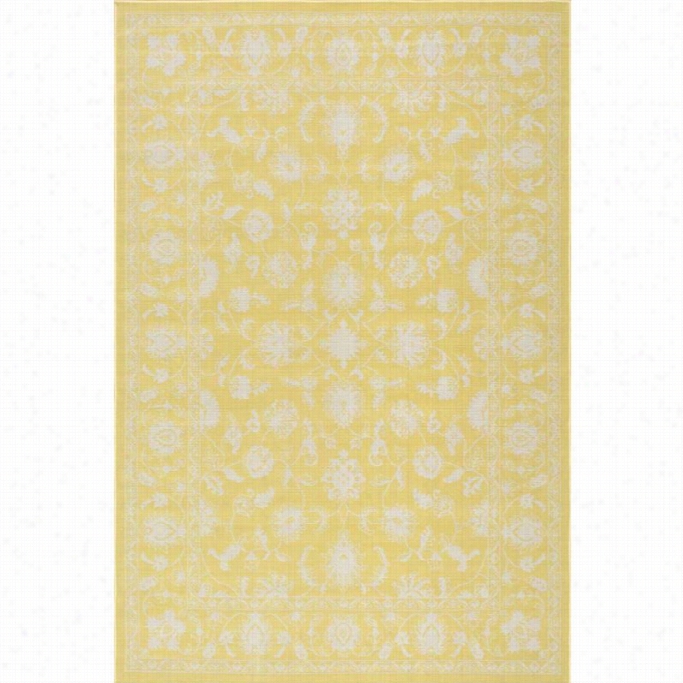 Nuloom 7' 8 X110' 3 Indoor And Outdoor Pridgen Rug In Yellow