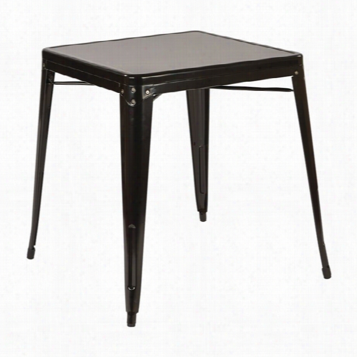 Office Star Paterson Metal Table In Lack