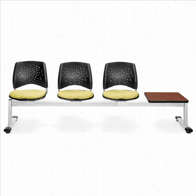 Ofm Interpla 3 Seats And Table In Sprout And Cherry