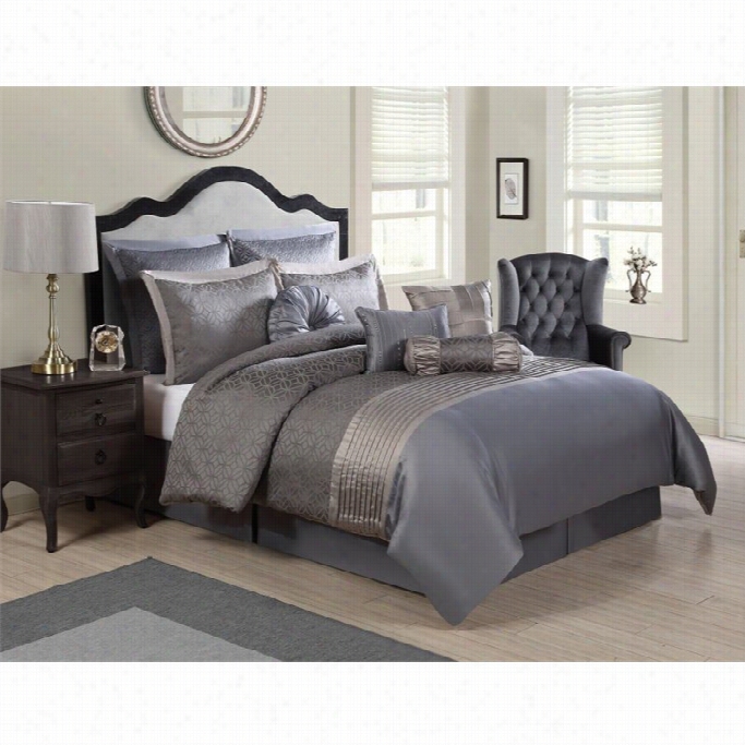 Pem America Metro Chhic Comforter Set With 6 Premium Pieces-fu Ll