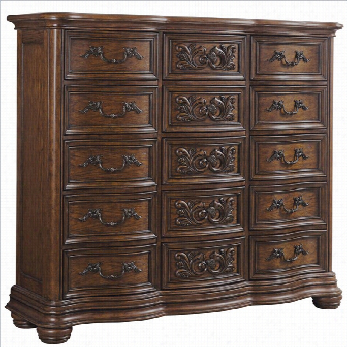 Pul Aski Cheswick Master Chest In Dark Wood