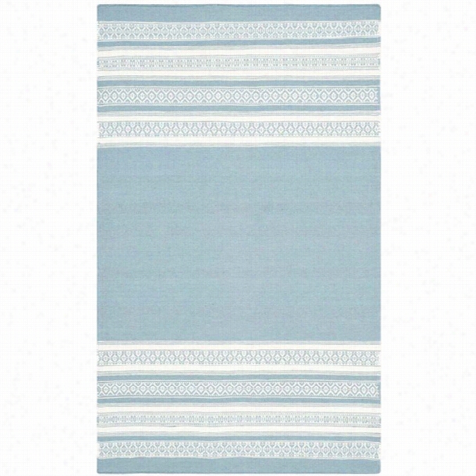 Safavieh Dhurries Turquoise Contemporary Rug - 3' X 5'